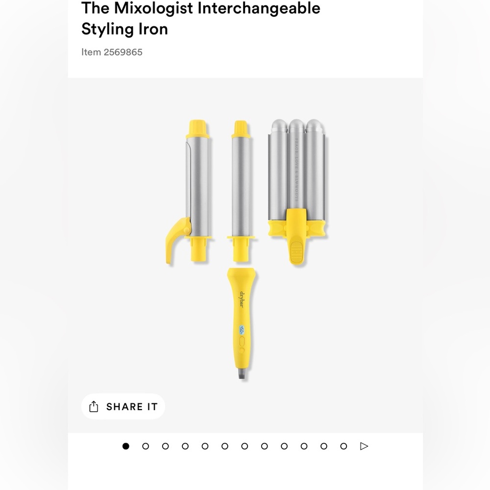 Drybar The Mixologist Interchangeable Styling Iron